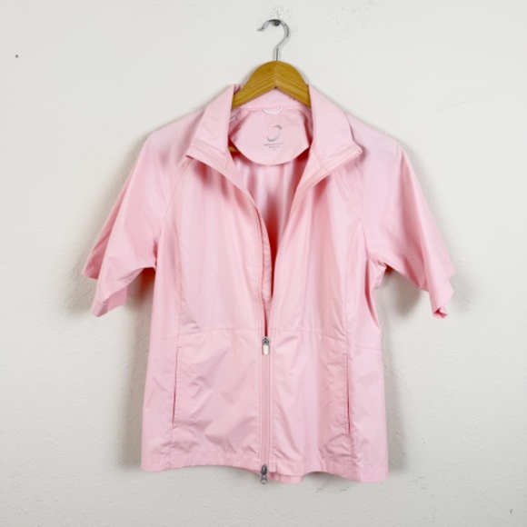 Zero Restriction Kelly Pink Wind Jacket Size Medium - Picture 1 of 5